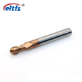 HRC 45 Solid Carbide Ball Nose End Mills Cutting Tools for Metal